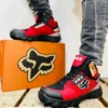 Botas Fox rojas con negro