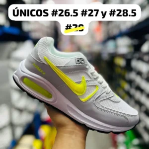 Nike Air Max gris con amarillo calidad espejo