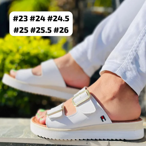 Sandalia Tommy blancos