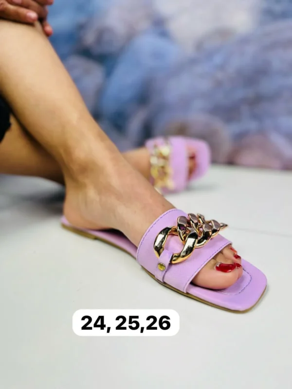 Sandalias lila