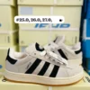 Tenis Adidas Bad Bunny Campus 005 gamusa beige con negro calidad espejo