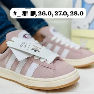 Tenis Adidas Bad Bunny Campus 005 gamusa rosa palo con blanco calidad espejo