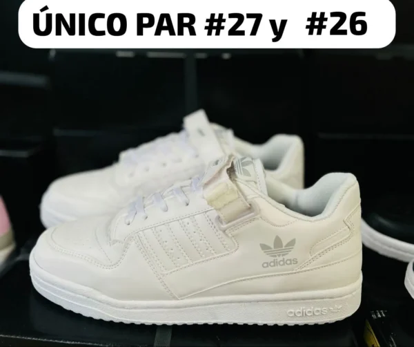 Tenis Adidas Forum blancos calidad premium