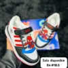 Tenis Adidas Forum personajes spiderman blancos con negro y rojo