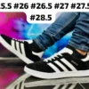 Tenis Adidas Gazelle negros con blanco