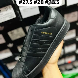 Tenis Adidas Superstar negros calidad premium