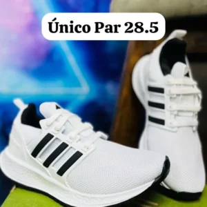 Tenis Adidas Ultraboost blancos con negro