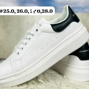 Tenis Alexander Mcqueen liso blancos