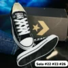 Tenis Converse Clasico negro con blanco
