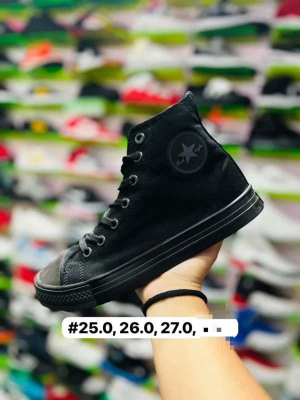 Tenis Converse botin clasico negros