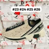 Tenis Dolce y Gabbana beige y negro con piedras