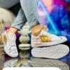 Tenis Dolce y Gabbana blancos con rosa palo