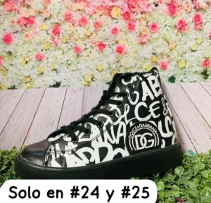 Tenis Dolce y Gabbana botin grafitti