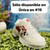 Tenis Fila personajes blancos con rojo