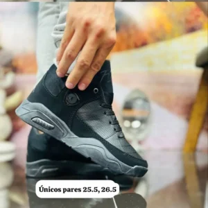 Tenis Jordan Flyght 900 choclo negros con gris