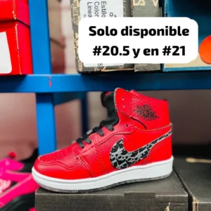 Tenis Jordan Retro 1 Dior rojos