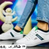 Tenis Lacoste blancos con verde