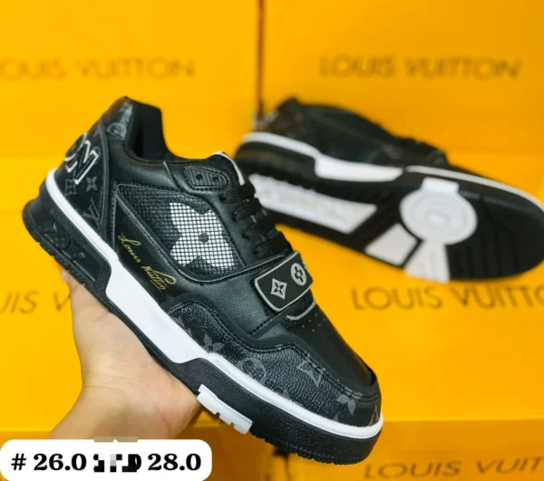 Tenis Louis Vuitton version 2 negros calidad espejo