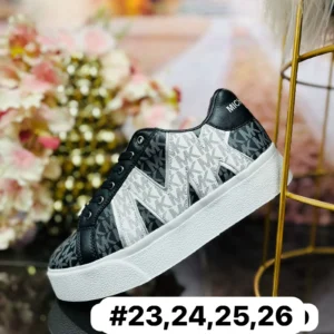Tenis Michell Kors colate negros con blanco calidad espejo
