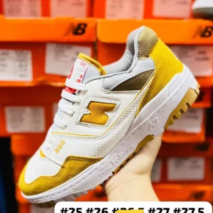 Tenis New Balance 550 blancos con amartillo calidad premium