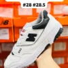 Tenis New Balance 550 blancos con negro calidad premium