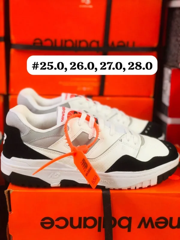 Tenis New Balance blancos con negro calidad premium