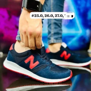 Tenis New Balance choclo azules con rojo