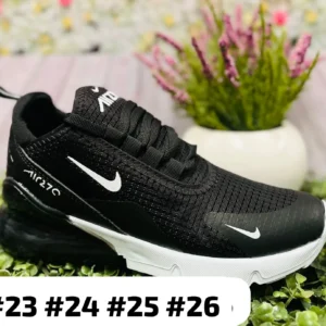 Tenis Nike 270 negro con blanco