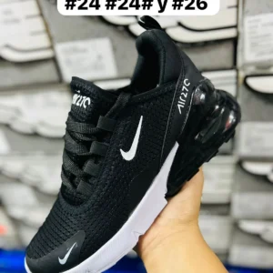 Tenis Nike 270 negros con blanco