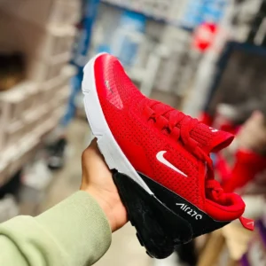 Tenis Nike 270 rojo con negro y blanco