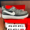 Tenis Nike AF1 Latigo negros con blanco