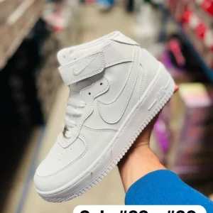Tenis Nike AF1 bontin latigo blancos