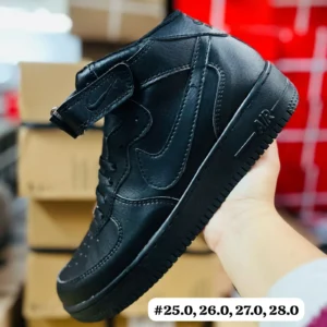 Tenis Nike AF1 bota negros calidad espejo