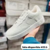 Tenis Nike AF1 cuello de toro blancos