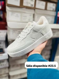 Tenis Nike AF1 cuello de toro blancos