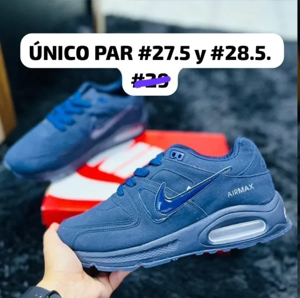Tenis Nike Airmax colors azules calidad espejo