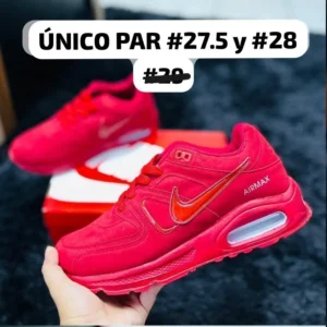 Tenis Nike Airmax colors rojos calidad espejo