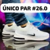 Tenis Nike Axis blancos con negro calidad espejo