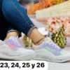 Tenis Nike Dia blancos con morado