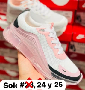 Tenis Nike Dia blancos con rosa