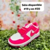 Tenis Nike Dunk blancos con rosa calidad premium