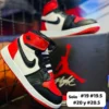 Tenis Nike Jordan Retro 1 blancos con rojo y negro calidad premium