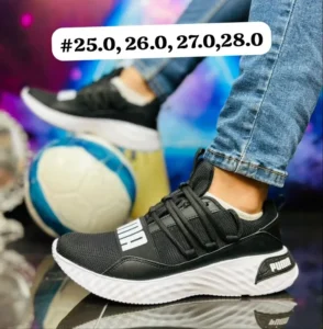 Tenis Puma Air negros con blanco