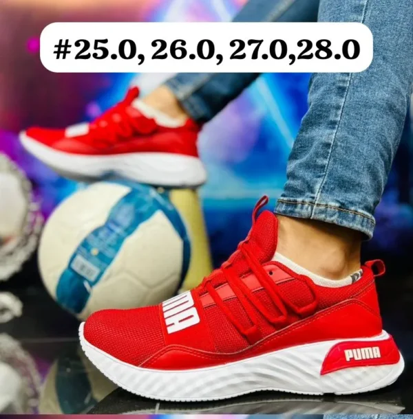 Tenis Puma Air rojos con blanco