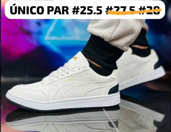 Tenis Puma Ralph choclo beige con blanco