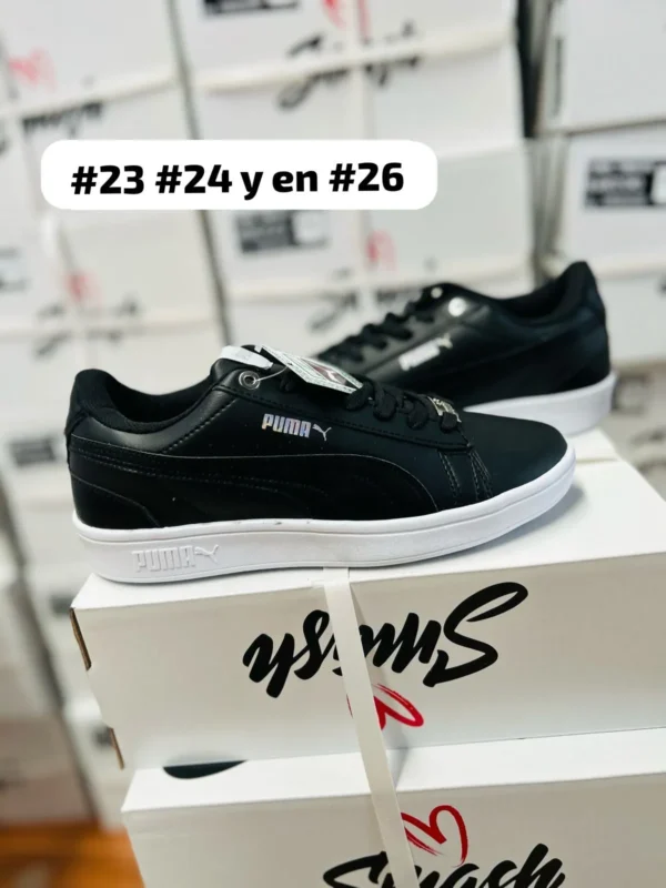 Tenis Puma Smash negros