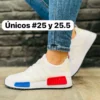 Tenis adidas nomada blanco con rojo y azul