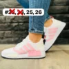 Tenis adidas nomada blancos con rosa