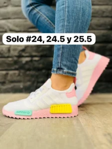 Tenis adidas nomada blancos tricolor