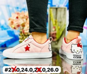 Tenis converse one star rosas